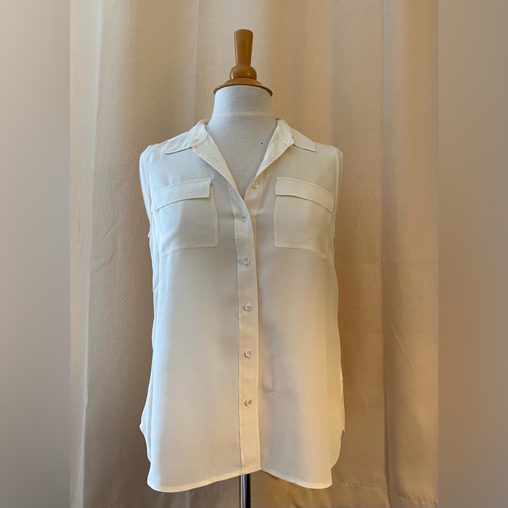 Talbots 100% Silk Women Shirt Size 6P (Love6)
